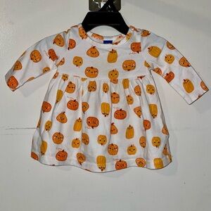 Old Navy Kids Pumpkin Costume Dress - Orange & White